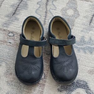 Mini Boden Girls Leather Navy Mary Jane Shoes Sz30/12